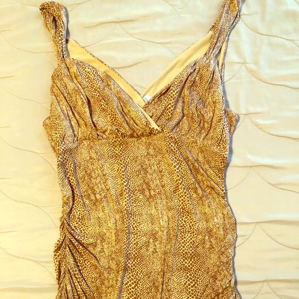 NWT snake print top